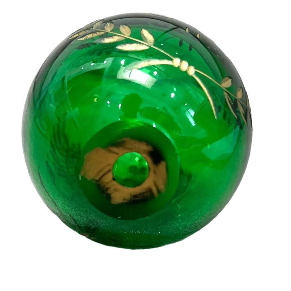 Vintage green crystal